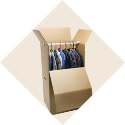 Χαρτοκιβώτια Ντουλάπα Για Μεταφορά Και Φύλαξη Ρουχισμού
