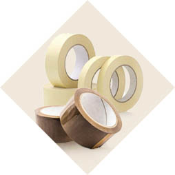 Αυτοκόλητες ταινίες διαφόρων τύπων και διαστάσεων ανάλογα με τις απαιτήσεις σας. Υπάρχει και η δυνατότητα τυπωμένης ταινίας με το λογότυπο της εταιρείας σας.